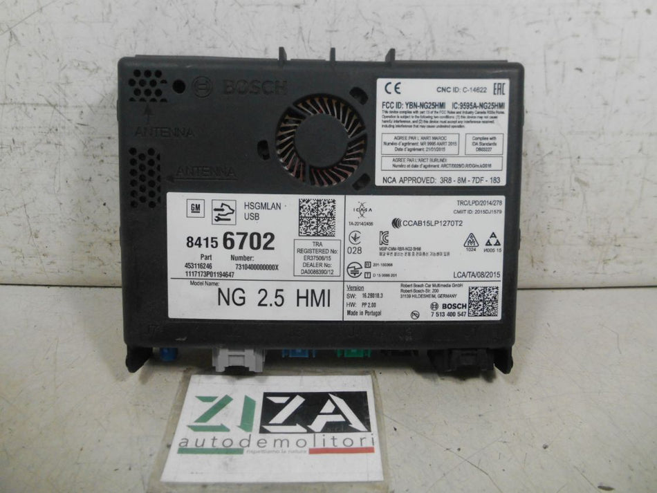 Centralina Navigatore Opel Mokka X J13 2018 84156702 7513400547
