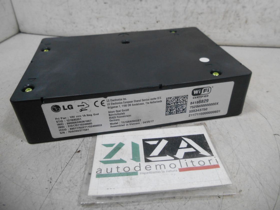 Centralina WiFi Opel Mokka X J13 2018 84186829