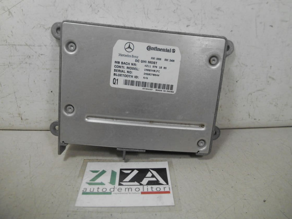 Centralina Bluetooth Mercedes W164 ML320 2008 A2118701885 HW:0606 SW:2406