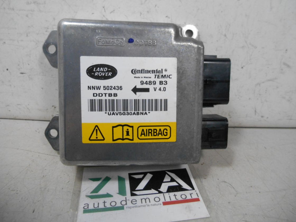 Centralina Airbag Range Rover Sport 2005 NNW502436 NO CRASH