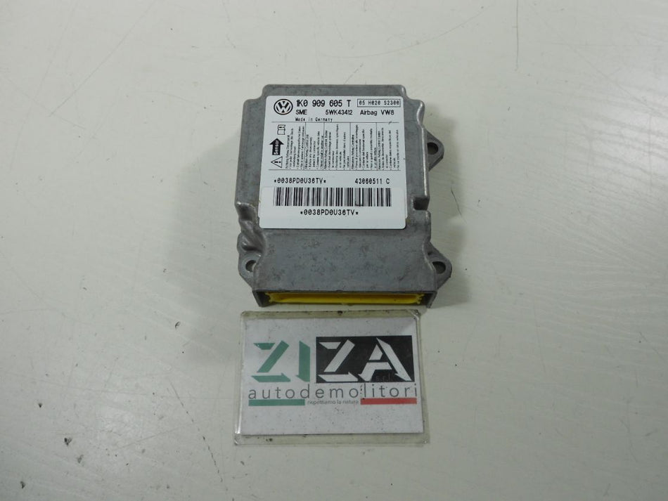 Centralina Airbag VW Golf Plus 2006 1K0909605T 5WK43412 NO CRASH