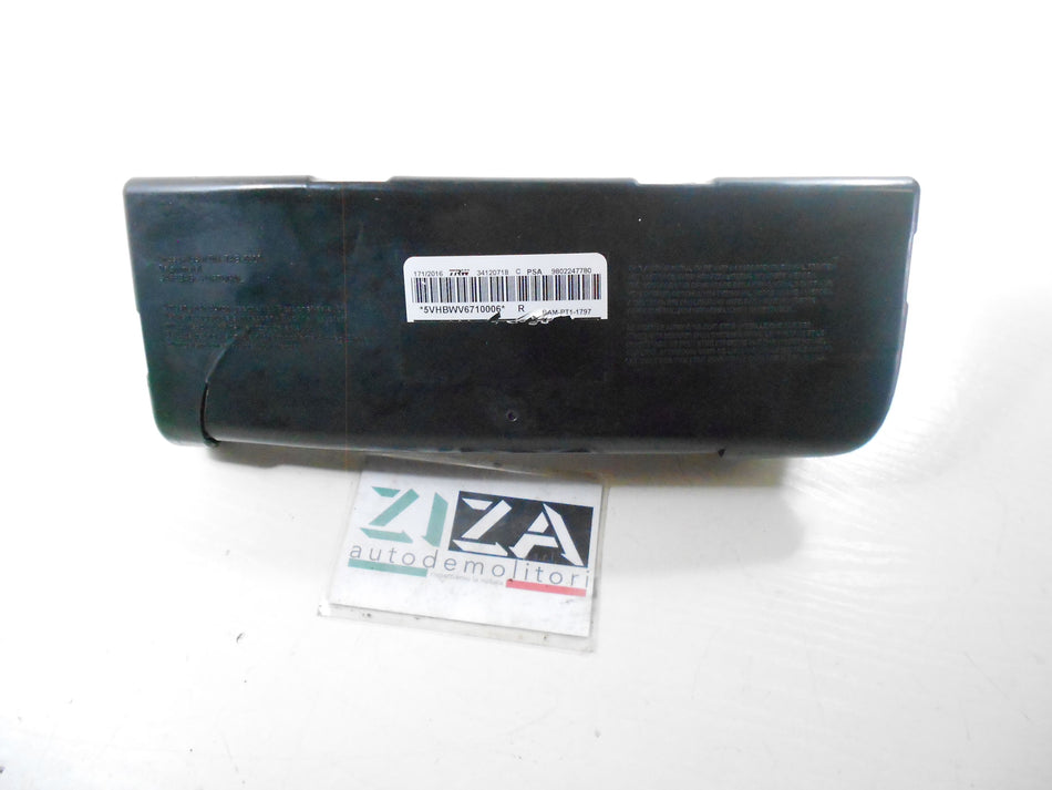 Airbag Laterale Sedile Sinistro Peugeot 2008 I 2014 9802247780