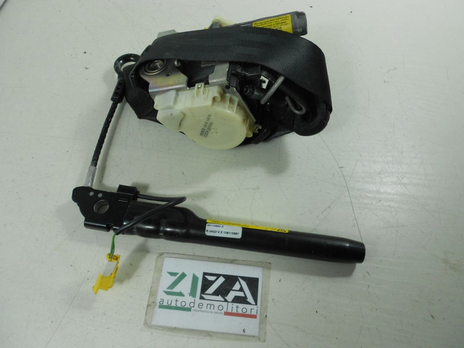 Cintura Sicurezza Anteriore Sinistra Fiat Panda 319 2014 07355920750