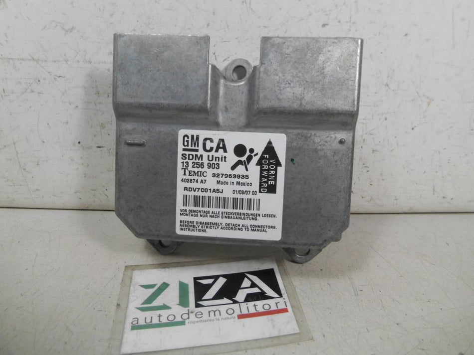 Centralina Airbag Opel Corsa D 2007 13256903 327963935 NO CRASH