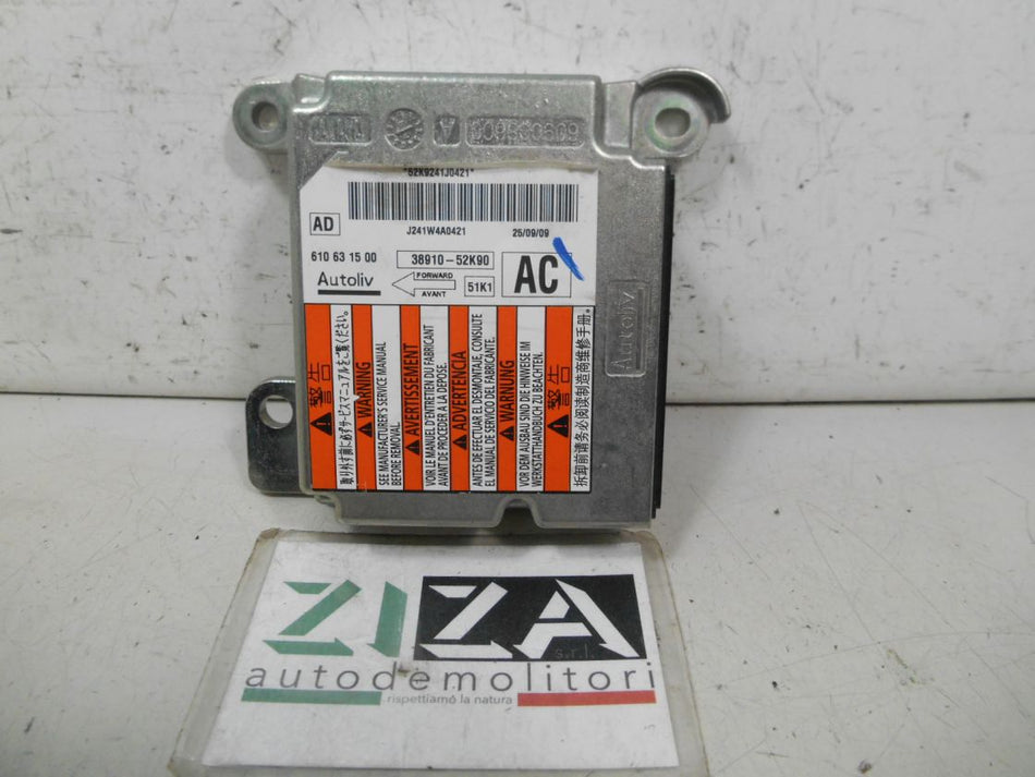 Centralina Airbag Suzuki Splash 2010 38910-52K90 No Crash