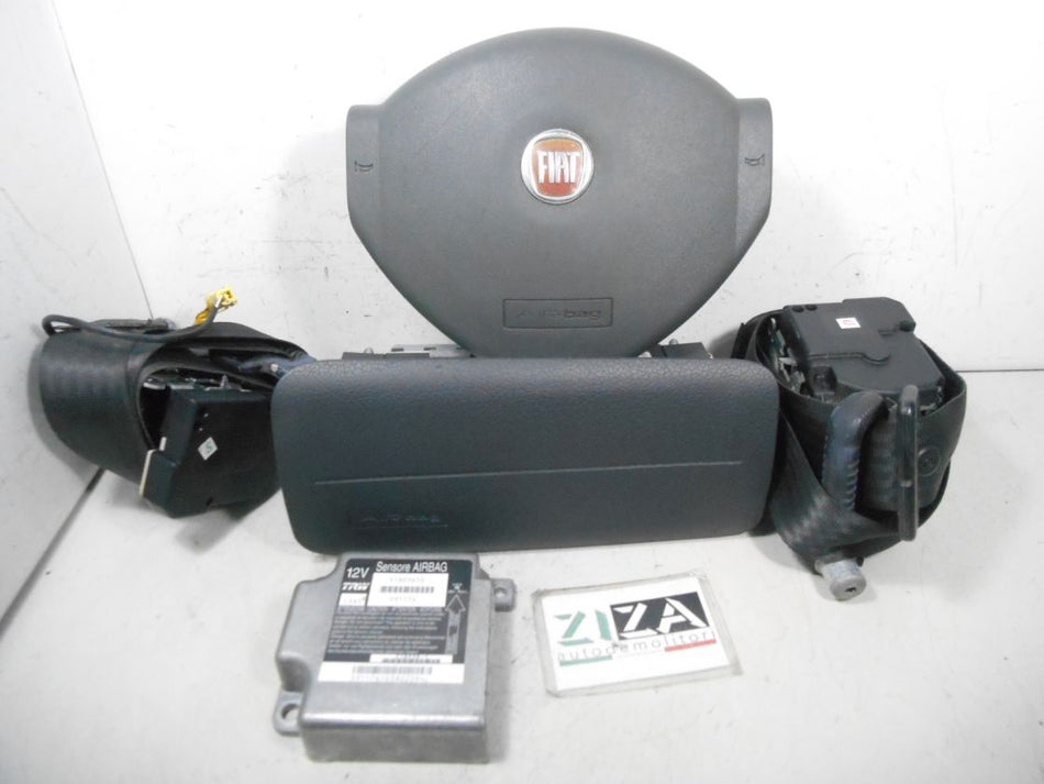Kit Airbag Fiat Panda 169 2008 51916488 Logo Rosso 735460952