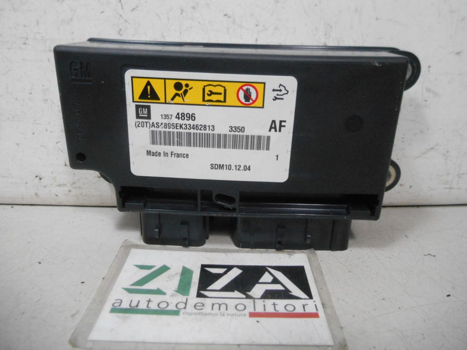 Centralina Airbag Opel Astra J 2011 13574896 No Crash