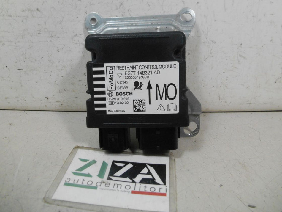 Centralina Airbag Ford Mondeo III Res. 2013 BS7T-14B321-AD Con Crash 0285010949