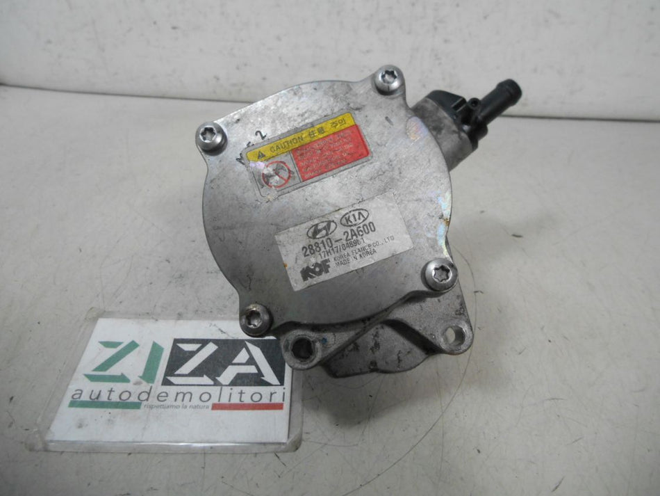 Pompa Vuoto Kia Rio IV 1.4 57kw 64cv D4FC 2018 28810-2A600