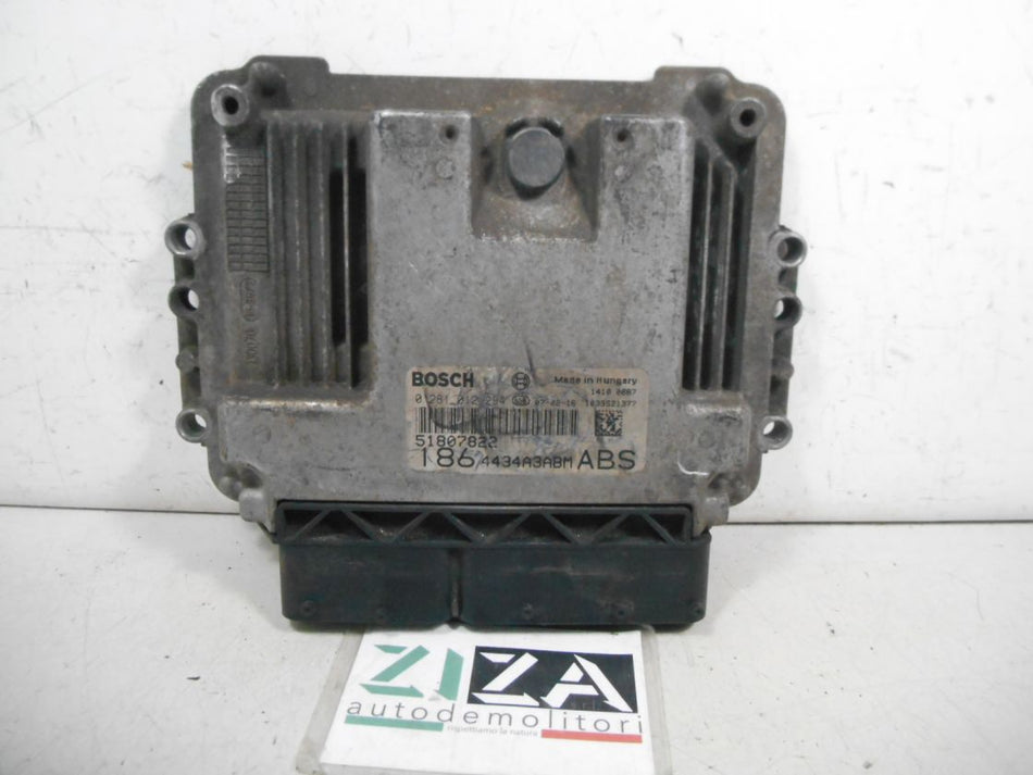 Centralina Motore Fiat Multipla II 1.9 120cv 186A9000 2007 51807822 0281012294