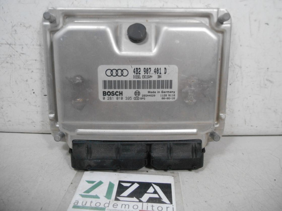 Centralina Motore Audi A6 C5 2.5 132kw 180cv AKE 2000 4B2907401D 0281010395