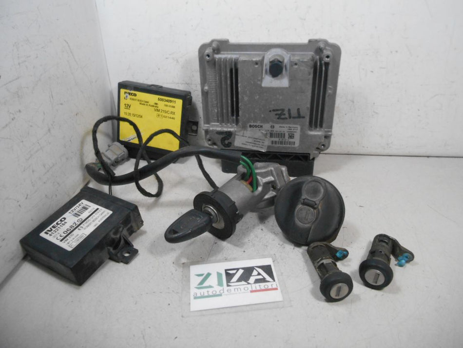 Kit Chiave ECU Iveco Daily 35C10 2.3 85kw 116cv F1AE0481B 2005 0281011228 504073032