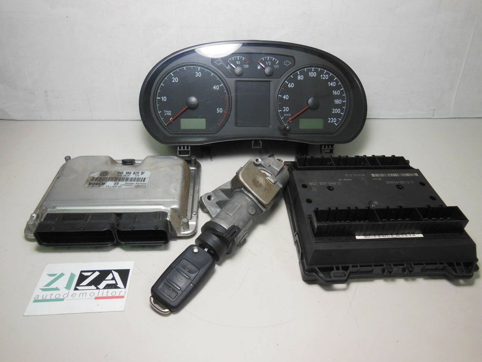 Kit Chiave ECU VW Polo 1.4 TDi AMF 2003 045906019BF 0281011241