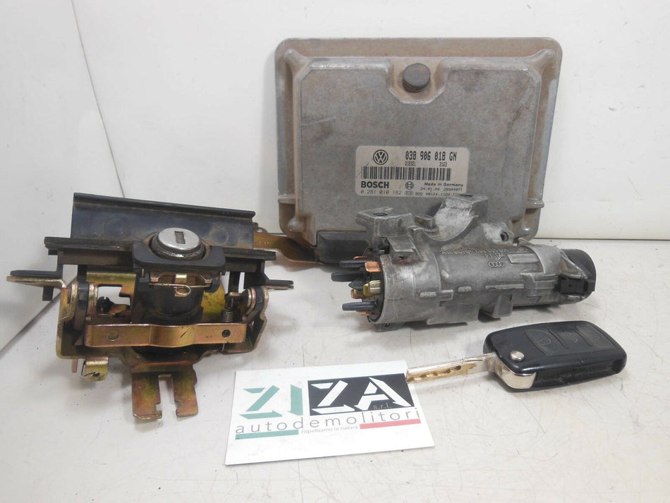 Kit Chiave ECU Skoda Octavia SW 1.9 81kw 110cv AHF 2000 038906018GN 0281010182