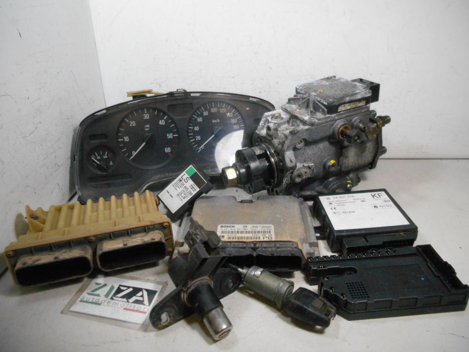 Kit Chiave ECU Opel Astra G 2.0 DTI 74kw Y20DTH 2001 24417167 0281010267