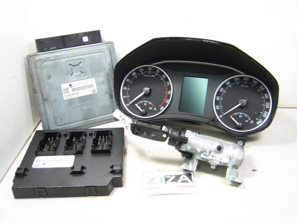 Kit Chiave ECU Skoda Octavia 1Z 1.6 CAY 2010 03L906023DD 1K0937087D 1Z0920843G