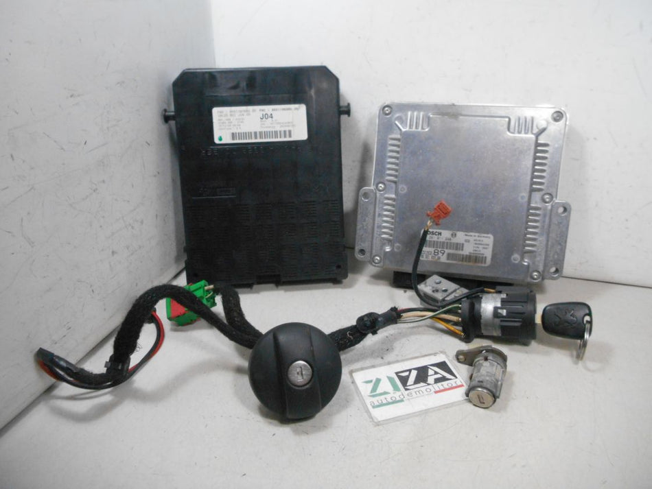 Kit Chiave ECU Peugeot 307 SW 2.0 HDI 79kw RHS 2004 9652183780 0281011248