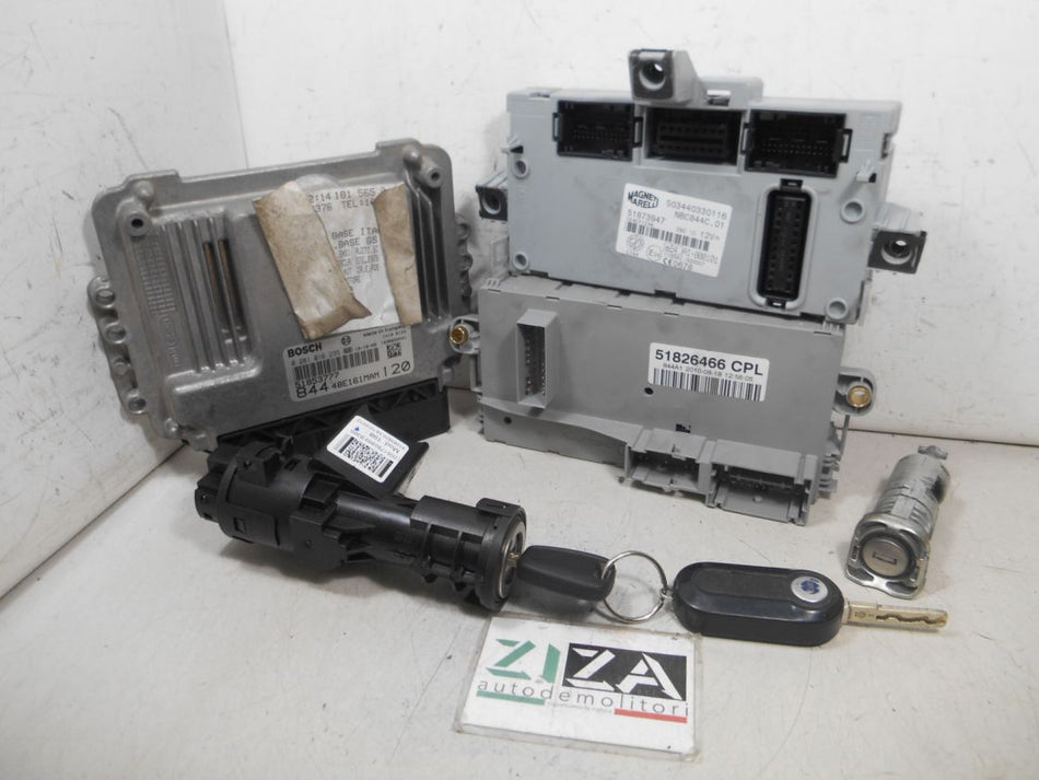 Kit Chiave ECU Lancia Delta 844 1.6 120cv 198A2000 2011 51853777 0281016235