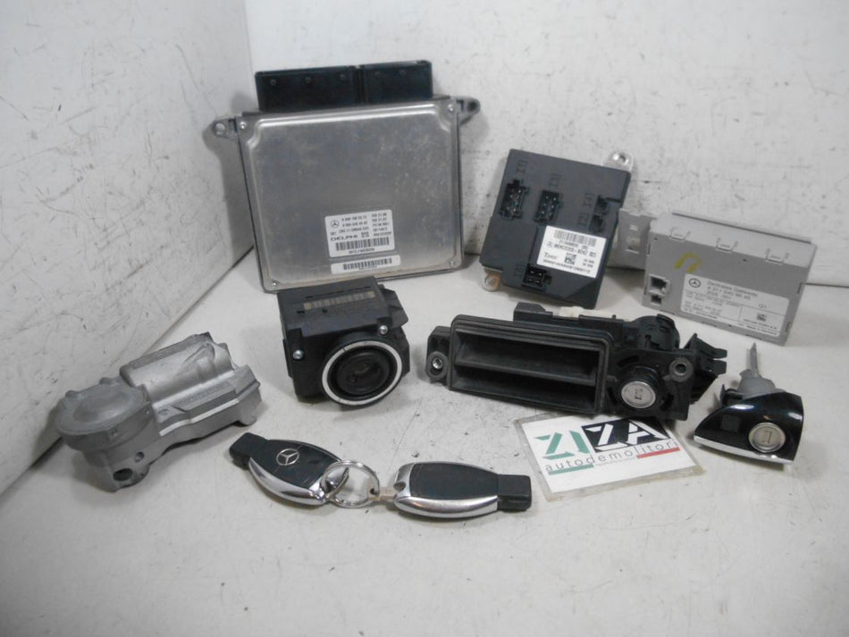Kit Chiave ECU Mercedes W211 E220 2.2 125kw 646821 2008 A6461505372 A0044464940