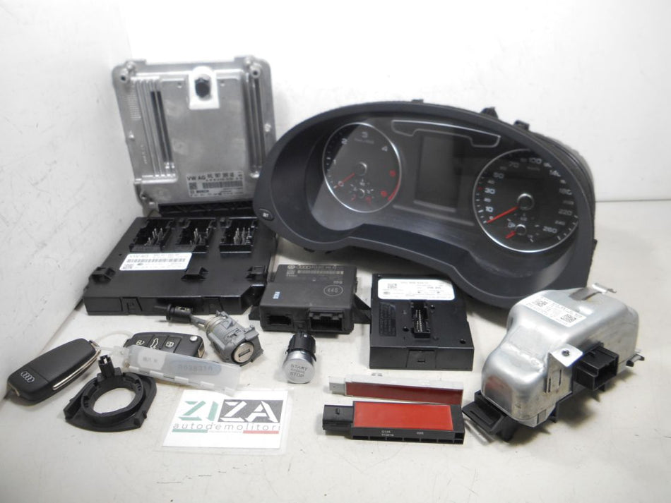 Kit Chiave ECU Audi Q3 8U 2.0 120cv DFT 2016 04L907309AB 0281031786
