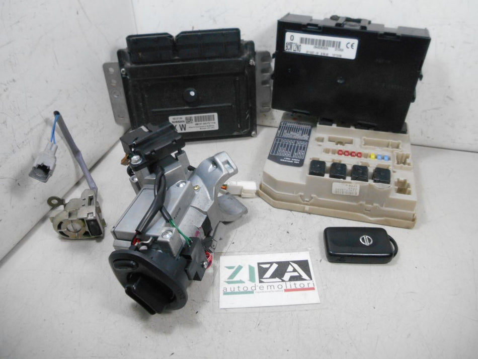 Kit Chiave ECU Nissan Micra K12 1.2 16V 80cv CR12 2003 MEC37-300 F2 XW