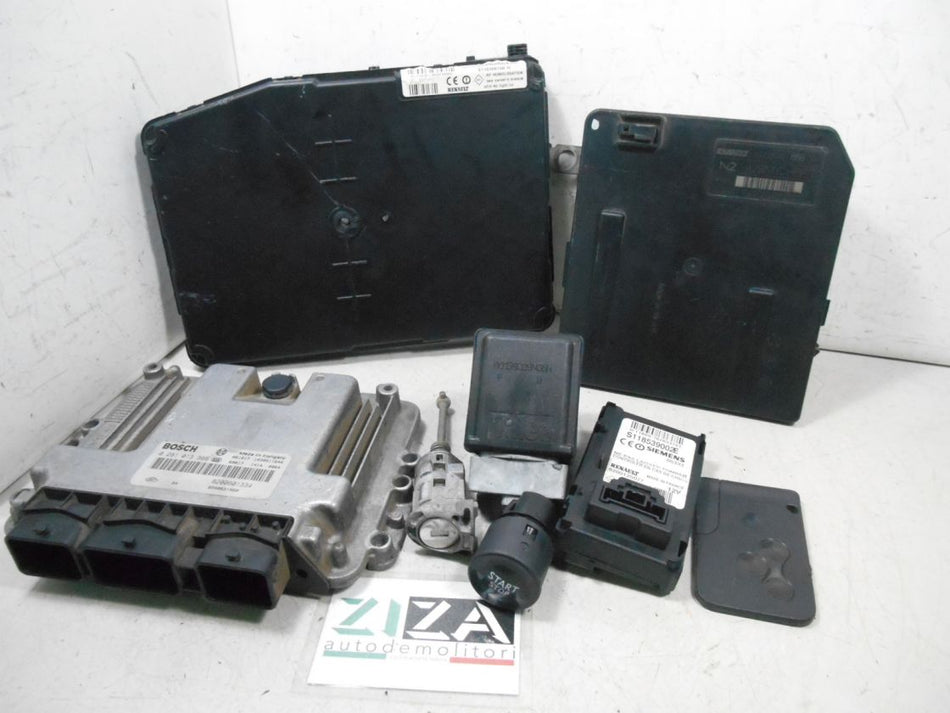 Kit Chiave ECU Renault Scenic II 1.9 130cv F9QE8 2007 8200601334 0281013366
