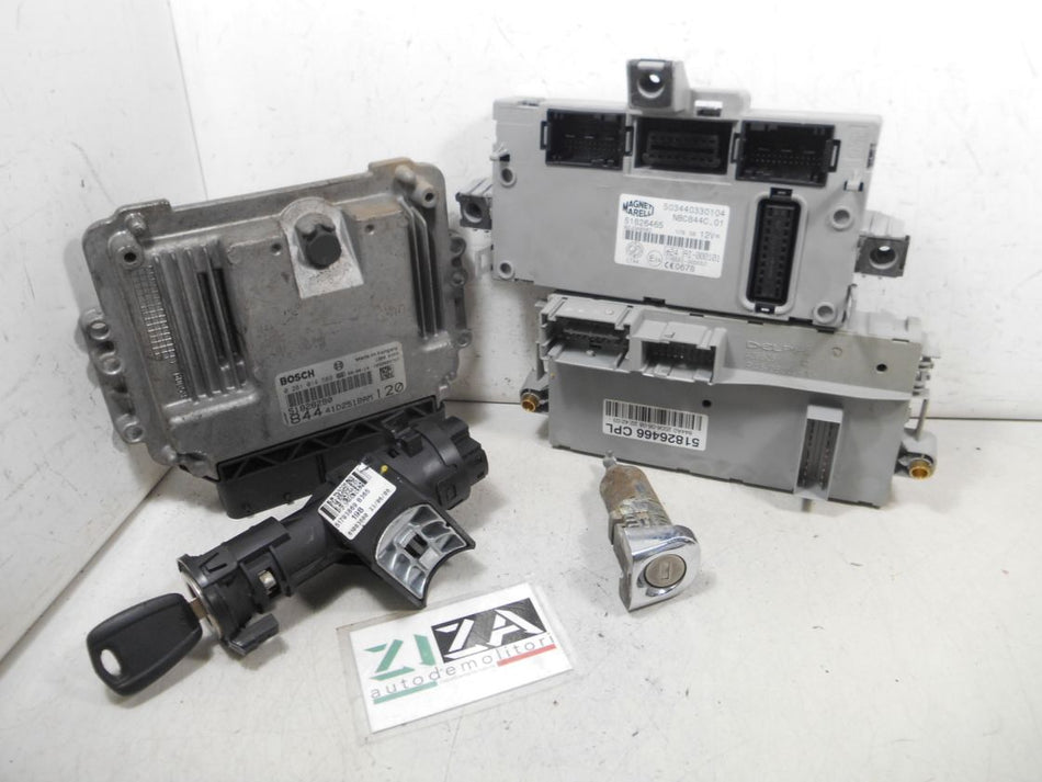 Kit Chiave ECU Lancia Delta 1.6 16V 120cv 198A2000 2008 51828290