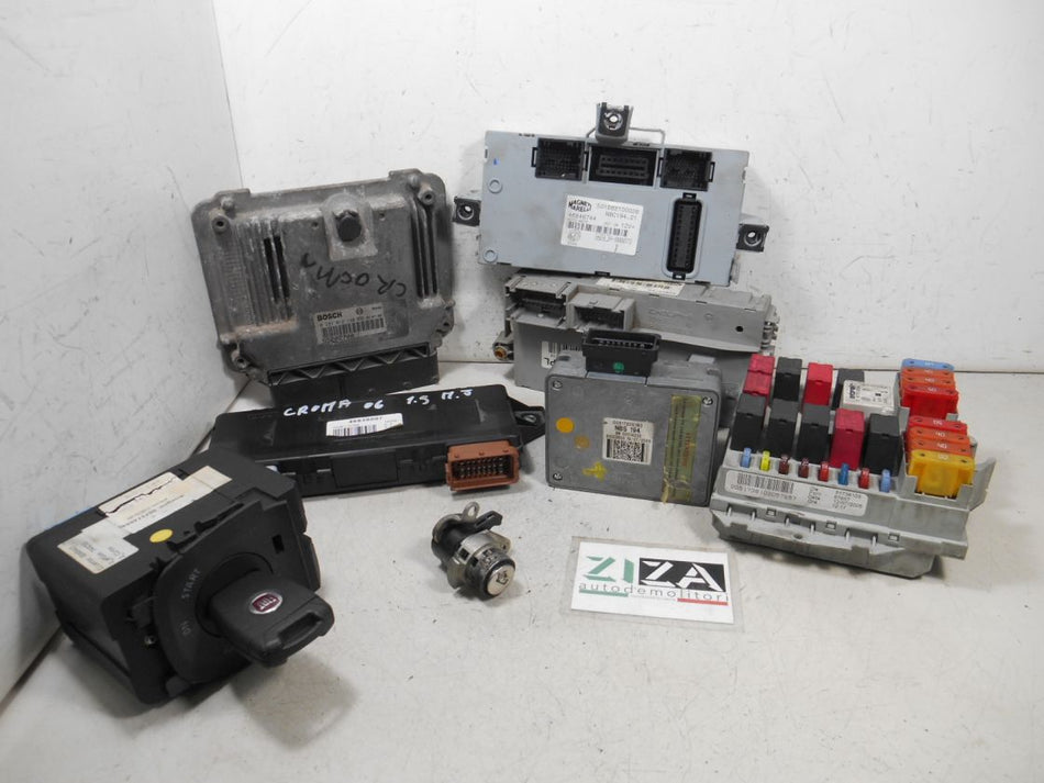 Kit Chiave ECU Fiat Croma 1.9 150cv 939A2000 2006 0281012148 55202700