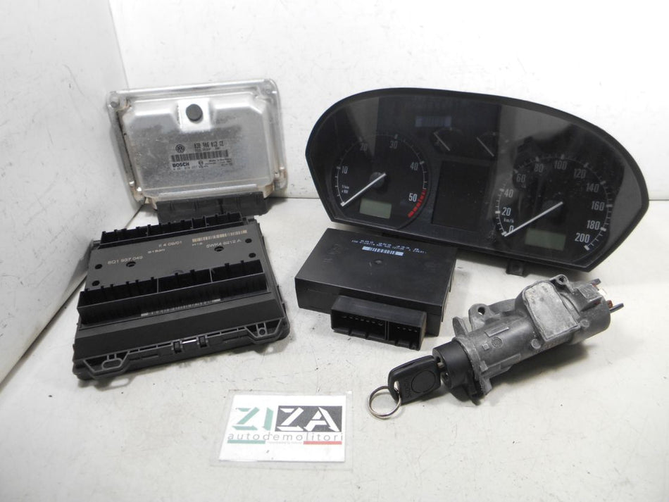 Kit Chiave ECU Skoda Fabia 6Y 1.9 47kw 64cv ASY 2001 038906012CE 0281010257