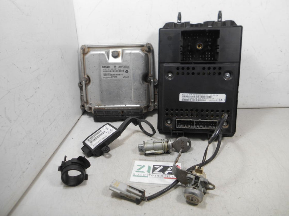 Kit Chiave ECU Jeep Grand Cherokee WJ 2.7 120kw 665921 2004  P56044679AA