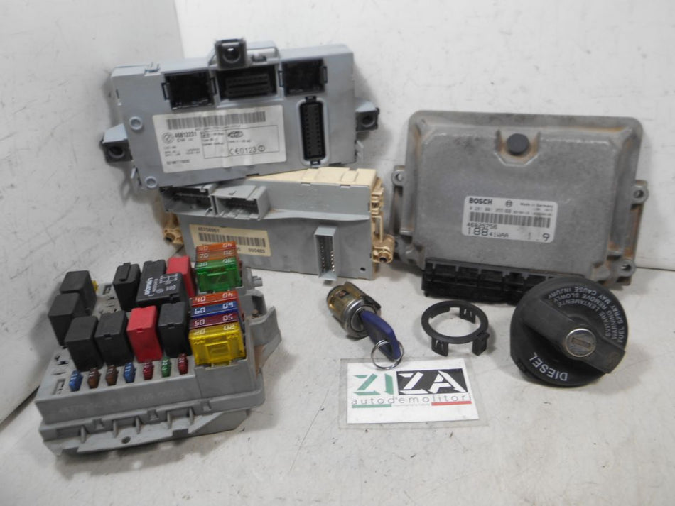 Kit Chiave ECU Fiat Punto 188 1.9 63kw 188A7000 2003 46825756