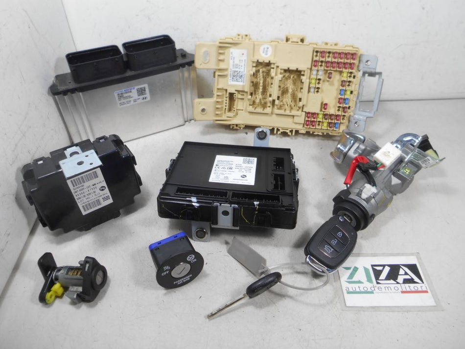 Kit Chiave ECU Hyundai i10 AC3 1.0 49.3kw 67cv G3LD 2024 9001340367KD 39116-07302