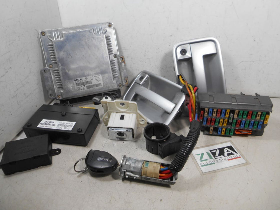 Kit Chiave ECU Lancia Zeta 2.0 80kw RHZ 1999 9636254580 0281010135