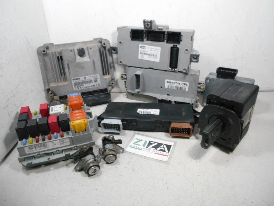 Kit Chiave ECU Fiat Croma 1.9 Mjet 150cv 939A2000 2006 0281012963 51812902