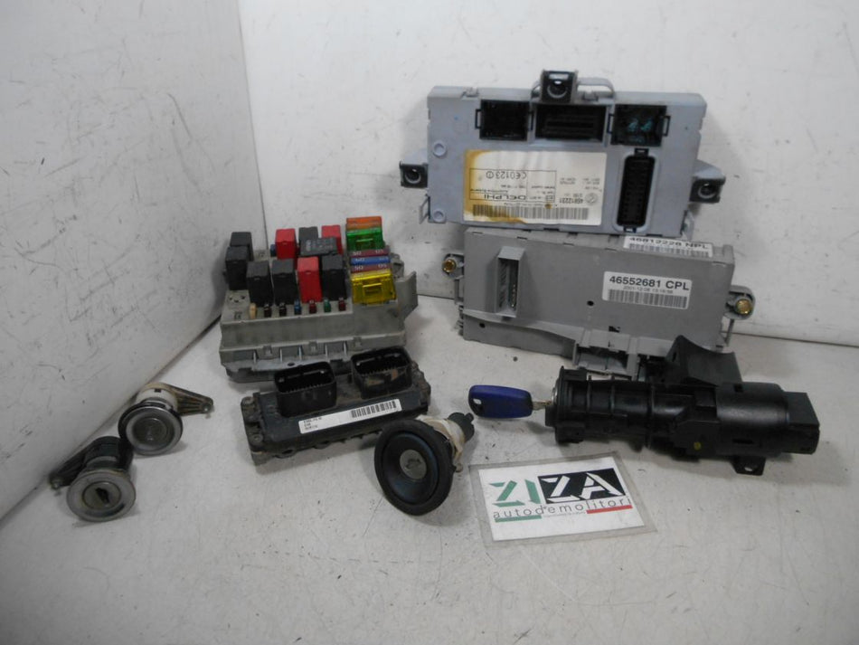 Kit Chiave ECU Fiat Punto 188 1.2 60cv 188A4000 2003 55181132 IAW59F.M3