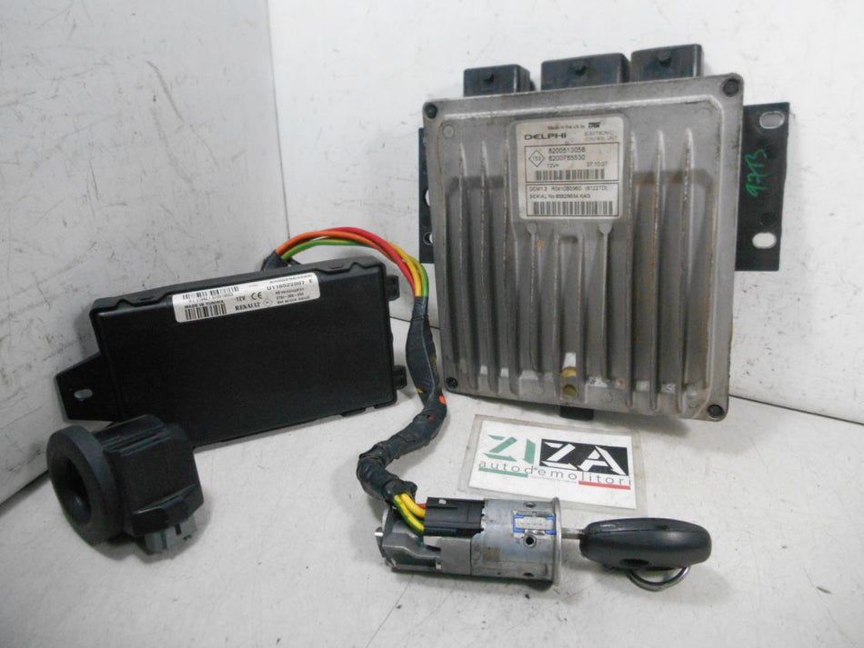 Kit Chiave ECU Dacia Logan SW 1.5 DCI 63kw K9K87 2008 8200513058 8200785530
