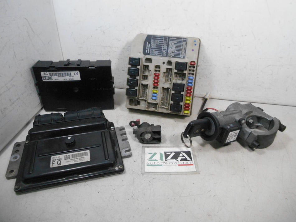 Kit Chiave ECU Nissan Micra K12 1.2 16V 80cv CR12 2009 MEC37-300 FQ