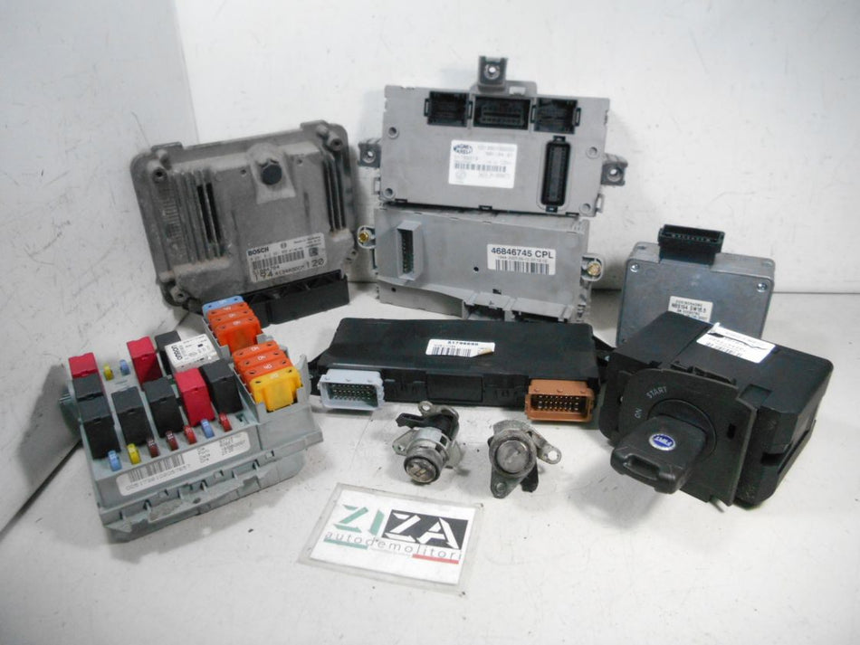 Kit Chiave ECU Fiat Croma 1.9 88kw 939A1000 2007 51804784 0281012961