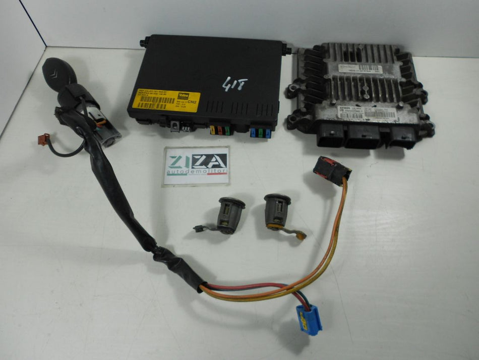 Kit Chiave ECU Citroen Xsara SW 2.0 90cv RHY 2004 5WS40106E-T SW9651942980 HW9647423380