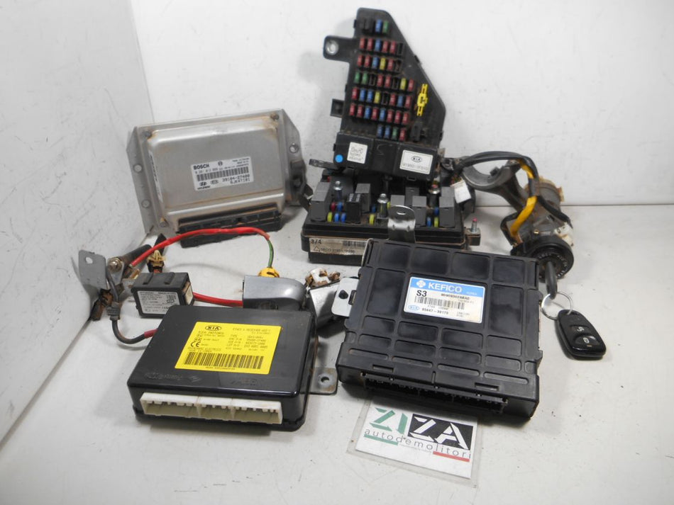 Kit Chiave ECU Kia Sportage KM 2.0 140cv D4EA 2005 0281012099 39104-27400 39109-27400