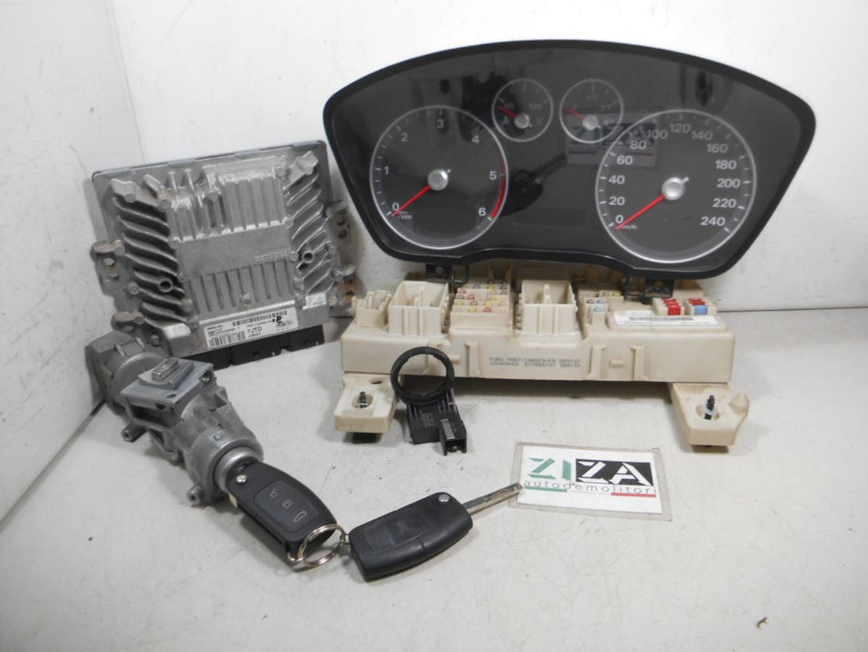 Kit Chiave ECU Ford Focus C-Max 1.8 85kw KKDB 2007 7M51-12A650-AUE 5WS40582D-T