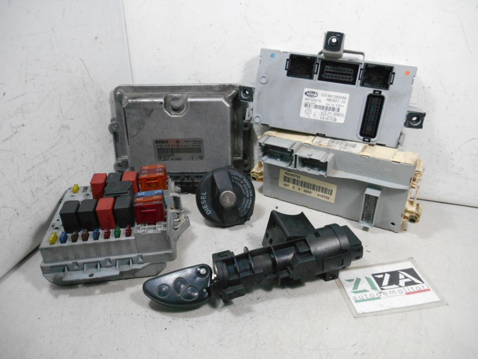Kit Chiave ECU Alfa 147 1.9 JTD 85kw 937A2000 2002 0281010332 55185365