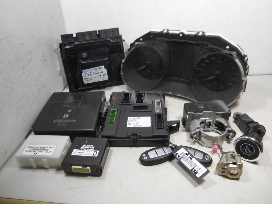 Kit Chiave ECU Nissan Qashqai J11 Res 1.5 85kw K9K 2019 NEC999-075 0281035669