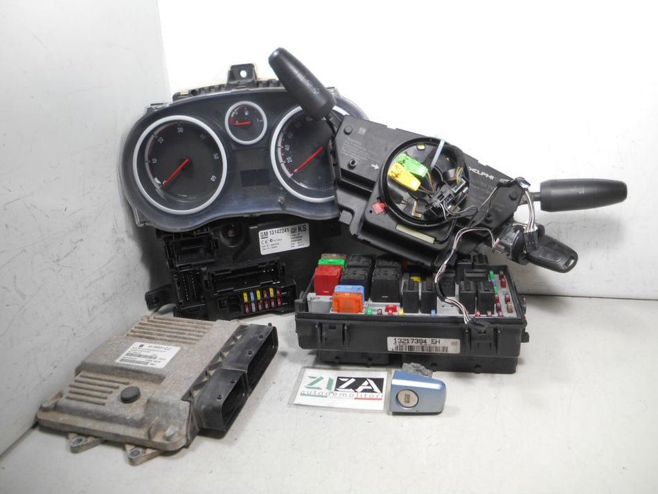 Kit Chiave ECU Opel Corsa D 1.3 CDTI 66kw 90cv Z13DTH 2007 55198931 CJ MJD6O3.S1