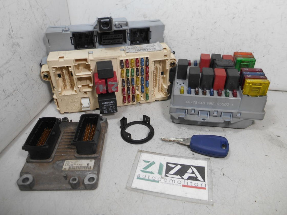 Kit Chiave ECU Fiat Punto 188 1.2 16V 80cv 188A5000 2002 0261206981 00467694030