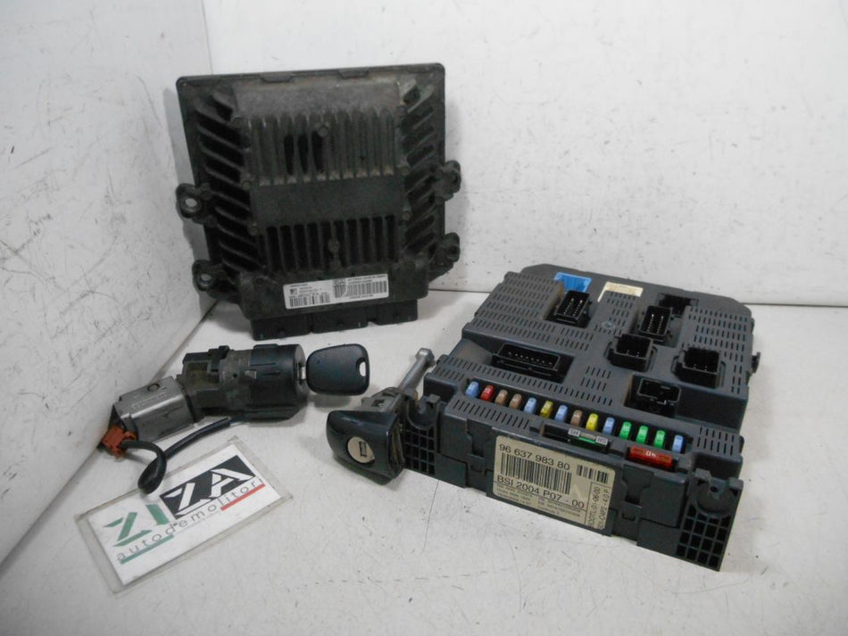 Kit Chiave ECU Fiat Scudo II 2.0 88kw 120cv RHK 2009 SID803A 5WS40615C-T