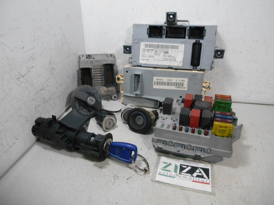 Kit Chiave ECU Fiat Punto 188 1.2 80cv 188A5000 2002 0261207901 00551803110