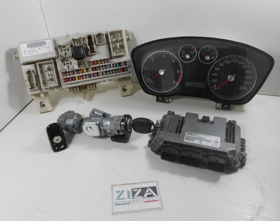 Kit Chiave ECU Ford Focus II 1.6 TDCI 90cv HHDA 2007 6M51-12A650-NC 0281011701