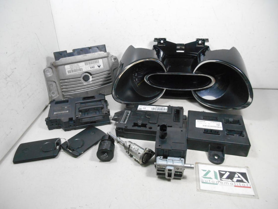 Kit Chiave ECU Renault Clio IV 1.2 B/GPL 54kw 72cv D4FD7 2013 237102071R 237103317R