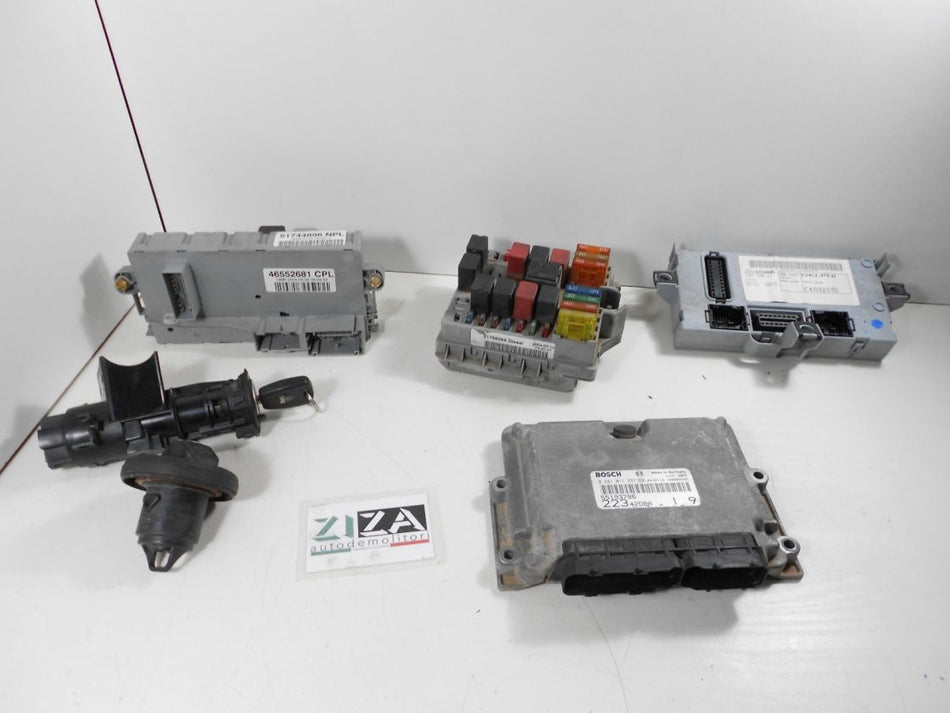 Kit Chiave ECU Fiat Doblò I 1.9 Mjet 77kw 223A7000 2004 55193786 0281011557